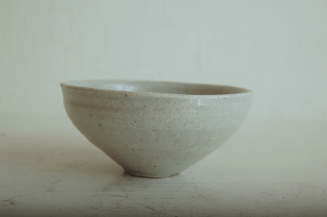 古代 李朝 白釉茶碗 11cm 163g たえち け4-0506 - 工芸品